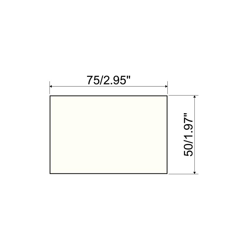 GM 75x50 - Polyurethane inserts and holders - Rolleri S.p.A.