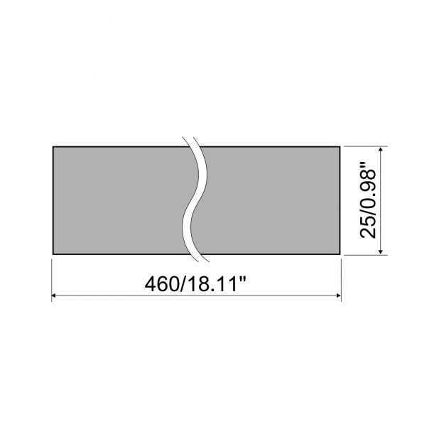 Spacer bars for adjustable die AD150.400